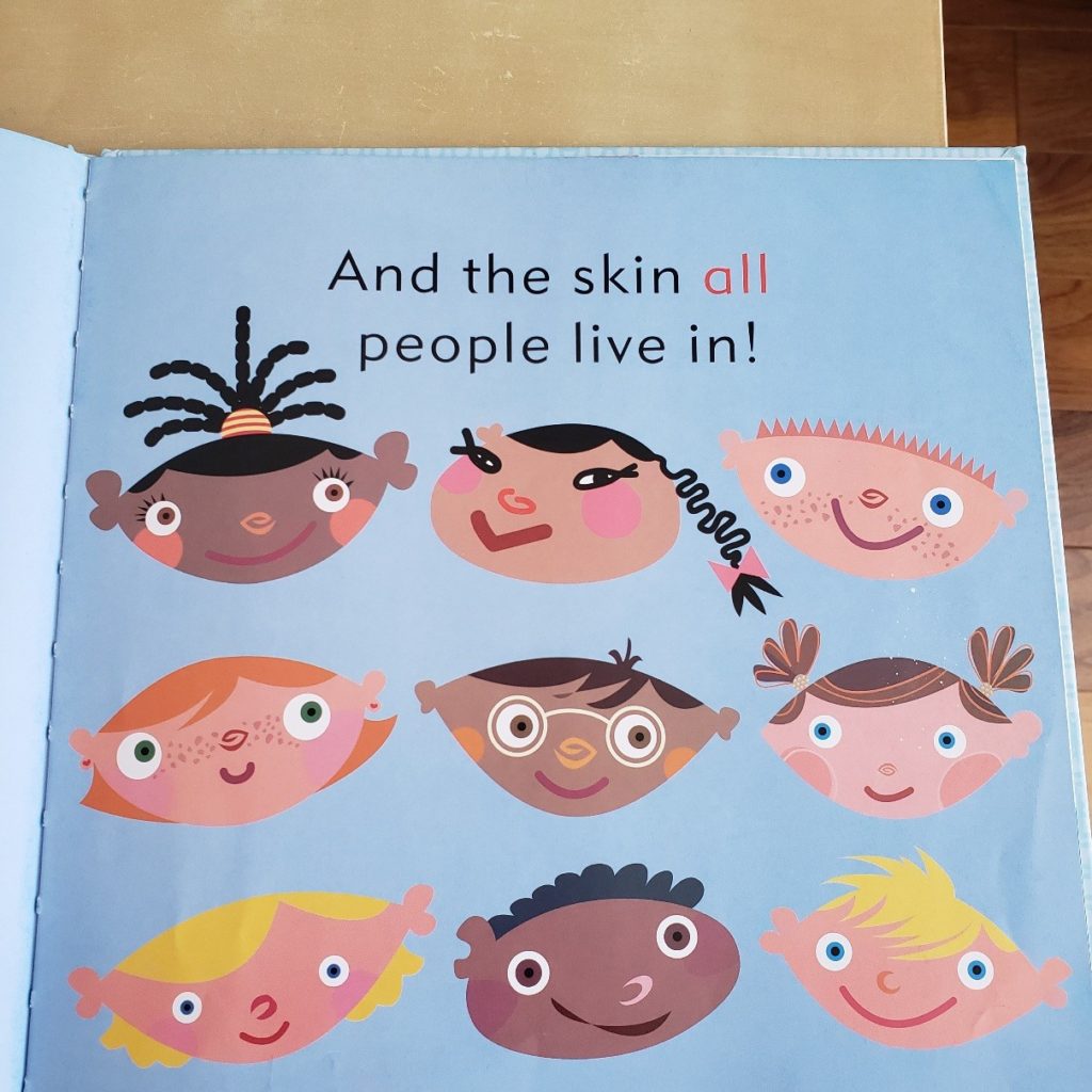 Making Skin Tones Book “The Skin You Live In” Everyday Funday